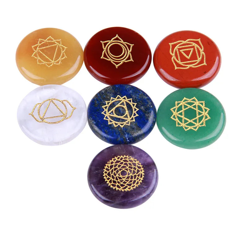 Harmonize Your Energy Centers: 7 Chakra Healing Stone Set